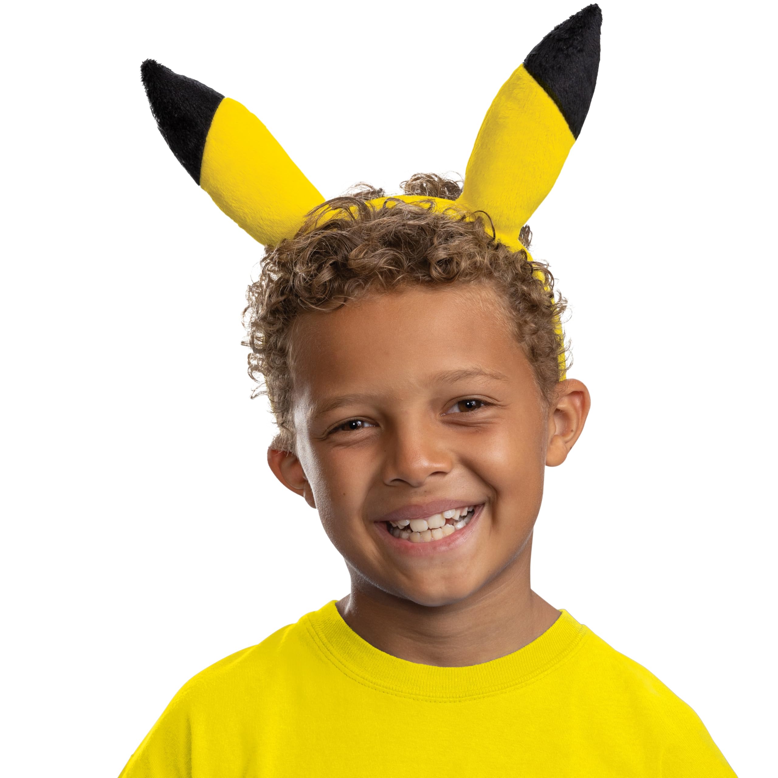 Disguise Pokémon Pikachu Ears Headband Accessory, Official Pokémon Licensed Fancy Dress Costume for Boys and Girls, Ideal for Imaginative Play and Fancy Dress, One Size