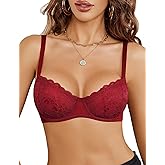 Avidlove Women's Sexy Bra Lace Underwire Unlined Everyday Bra Lingerie S-XXL