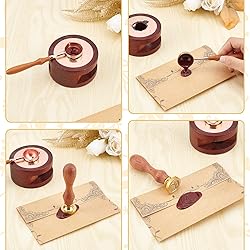 CRASPIRE Initial Alphabets Q Wax Seal Stamps Letter