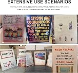 ROSSHINE A4 Acrylic Sign Holder 5 Pack L-Shape Clear Perspex Display Stand view 7