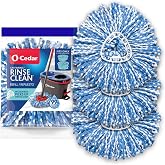 O-Cedar RinseClean Spin Mop Microfiber Refill, 1 CT (Pack of 3)