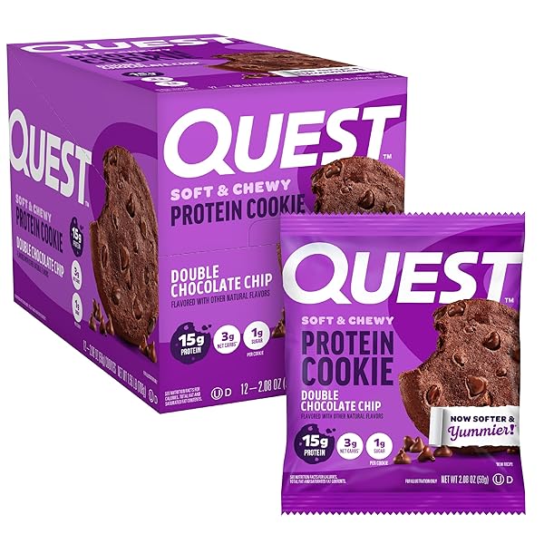 QUEST SOFT & CHEWY PROTEIN COOKIE – 15G...