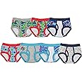 PJ Masks Boys' 100% Combed Cotton Brief Multipacks with Catboy, Luna Girl, Owlette and More in Sizes 2/3t, 4t, 4, 6 and 8
