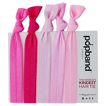 Amazon Com Popband London Hair Tie Bubblegum For All Day