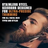 Viking Revolution Beard Brush & Pear Wood Comb Set with Travel Pouch view 5