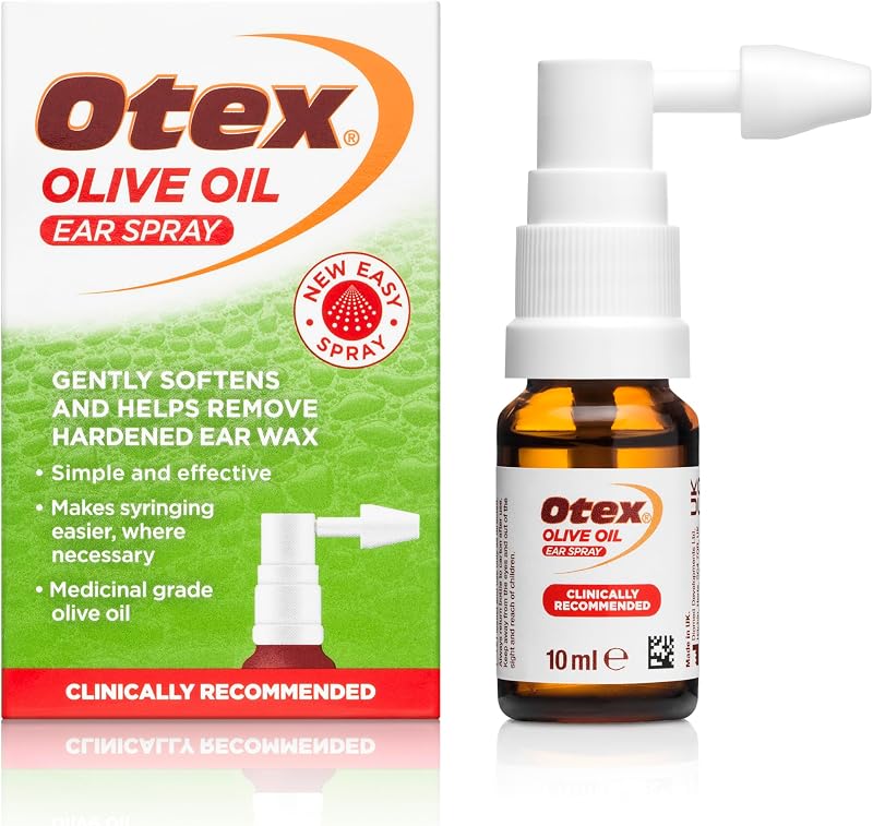OTEX Olive Oil Ear Spray 10ml Gentle Wax Softening & Removal