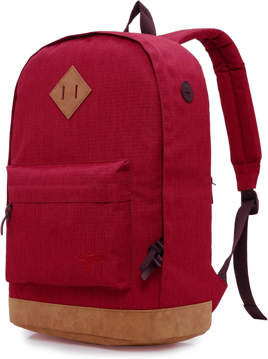 936Plus School Backpack College Rucksack, fits 15.6inch Laptop, Khaki