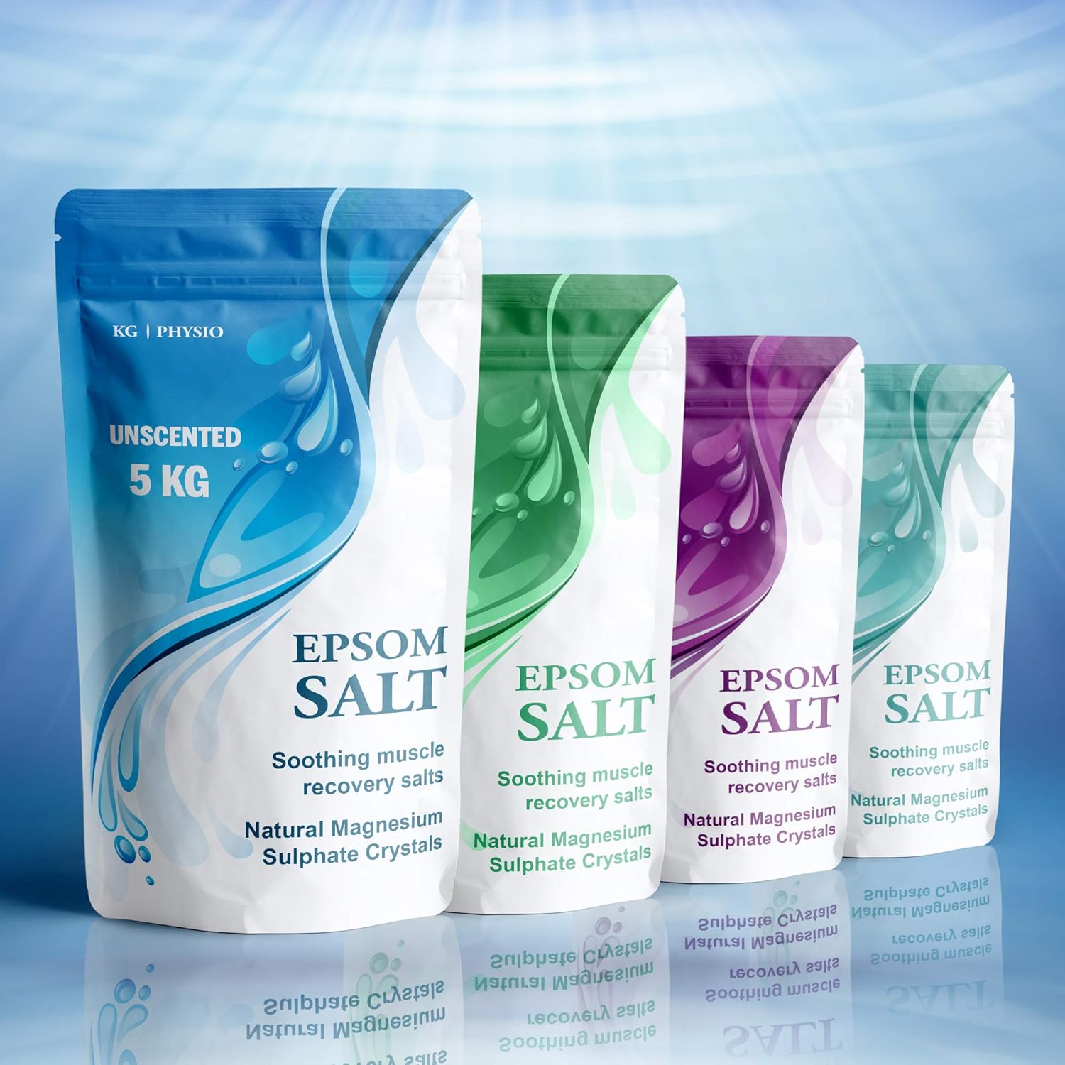 Epsom Salt For Bath 5kg Of Pure Magnesium Used For Muscle Recovery And