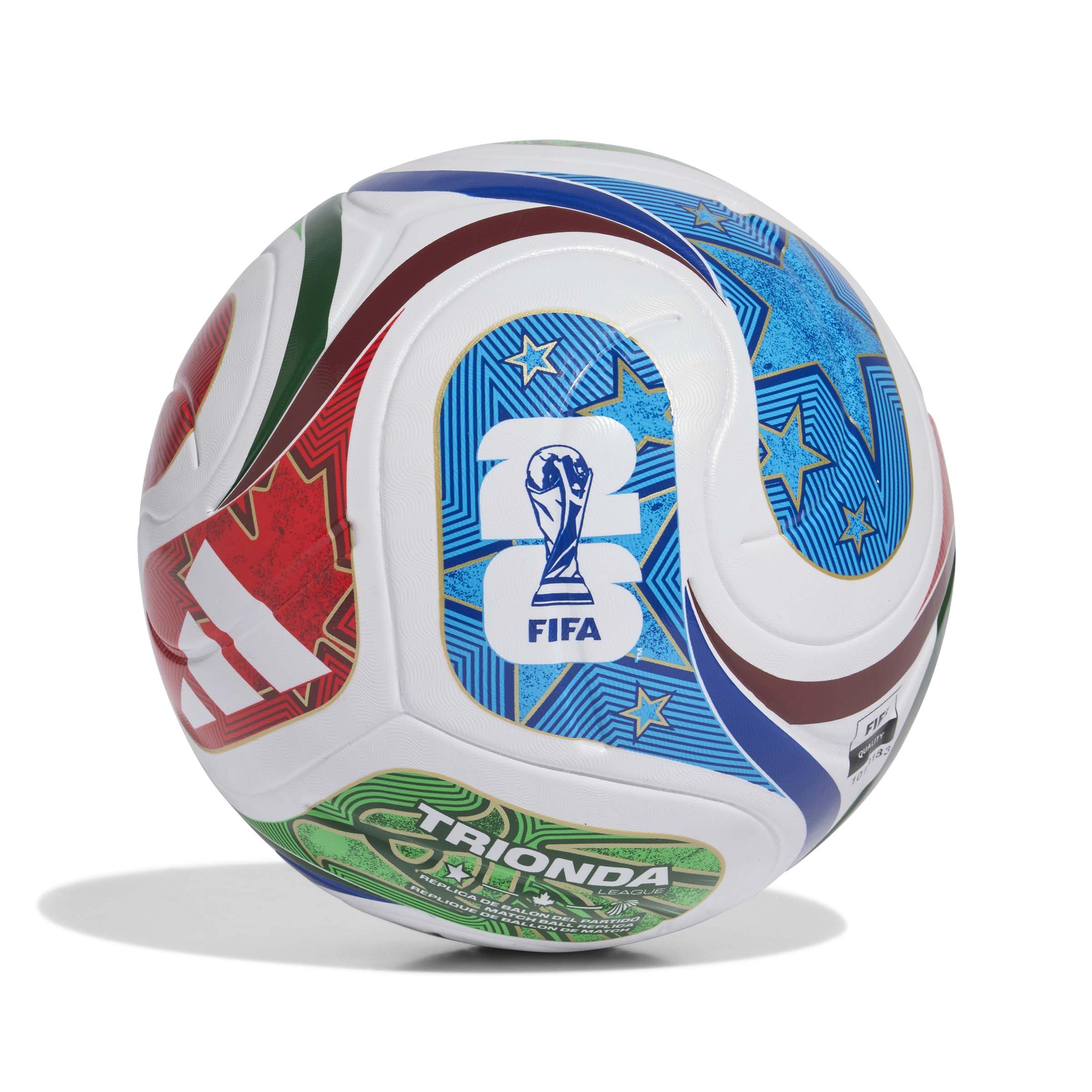 View 1 of ***HEAVILY USED*** Football adidas World Cup 26 Trionda League BOX JD8045