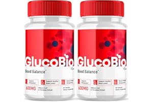 VYTAX (2 Pack) Glucobio Capsules, Gluco Bio Support Formula Balance Pills All Natural Supplement, Glucobion Pastillas Capsulas Official Extra Strength Manage Glucovio Pressure Reviews Non GMO (120 Count)