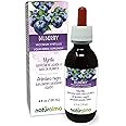 Naturalma Bilberry or European Blueberry (Vaccinium myrtillus) Fruit Alcohol-Free Tincture - 4 fl oz Liquid Extract in Drops - Herbal Supplement - Vegan