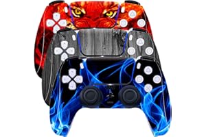 Skin for Ps5 Controller, 3pcs Whole Body Vinyl Decal Cover Sticker for PlayStation 5 Controller (PS5 Controller #1)