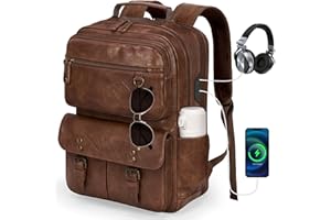 Travel Laptop Backpack TSA 15.6 inch with Charging Port Headphone Interface,Water Resistant,College Work Gift for Men & Women