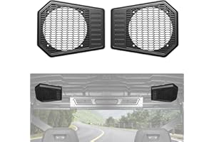 XUTVOTOR Roof Speaker Pods for Polaris Ranger XP 1000, Speaker Enclosure with Brackets for Polaris Ranger XP 1000/Crew 2019-2020 Accessories (Support 6.5" Speaker, Replace #5454646, 5265150, 5265149)