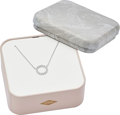 Fossil Damen-Ketten mit Anhänger & Anhänger 925 Sterlingsilber JFS00450040