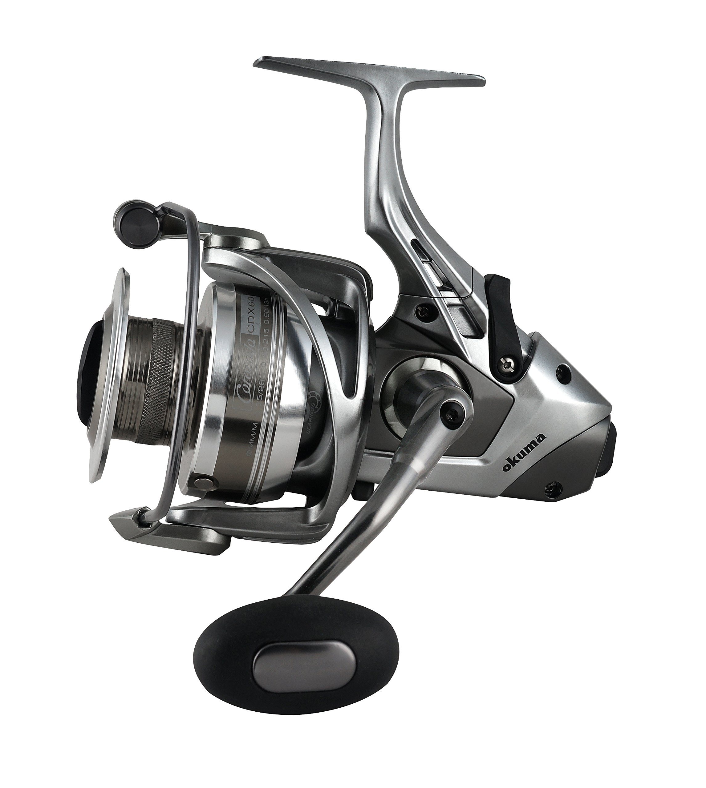 Okuma CDX-80 Coronado "Cdx" Spinning Reel, 80 Reel Size, 4.8: 1 Gearratio, 34" Retrieve Rate, 33 lb Max Drag, Ambidextrous