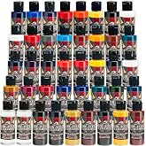 ALL 39 2 Ounce CREATEX WICKED COLORS AND 2 ounce REDUCER
