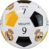 Maccabi Art Official Real Madrid Soccer Ball, Size 5 Football, Authentic Club Logo, Premium Fan Collectible for Training, Play & Display