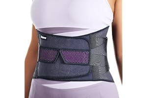 Fitomo Back Brace for Lower Back Pain Women, Back Support Belt for Intant Pain Relief from Sciatica Hernated Disc Scoliosis Back Sprain, Adjustable Support for Bending Sitting Standing Heavy Lifting