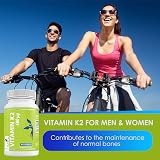 NutriZing Vitamin K2 MK-7 600mcg Natto Based Vegan 90 capsules UK view 5