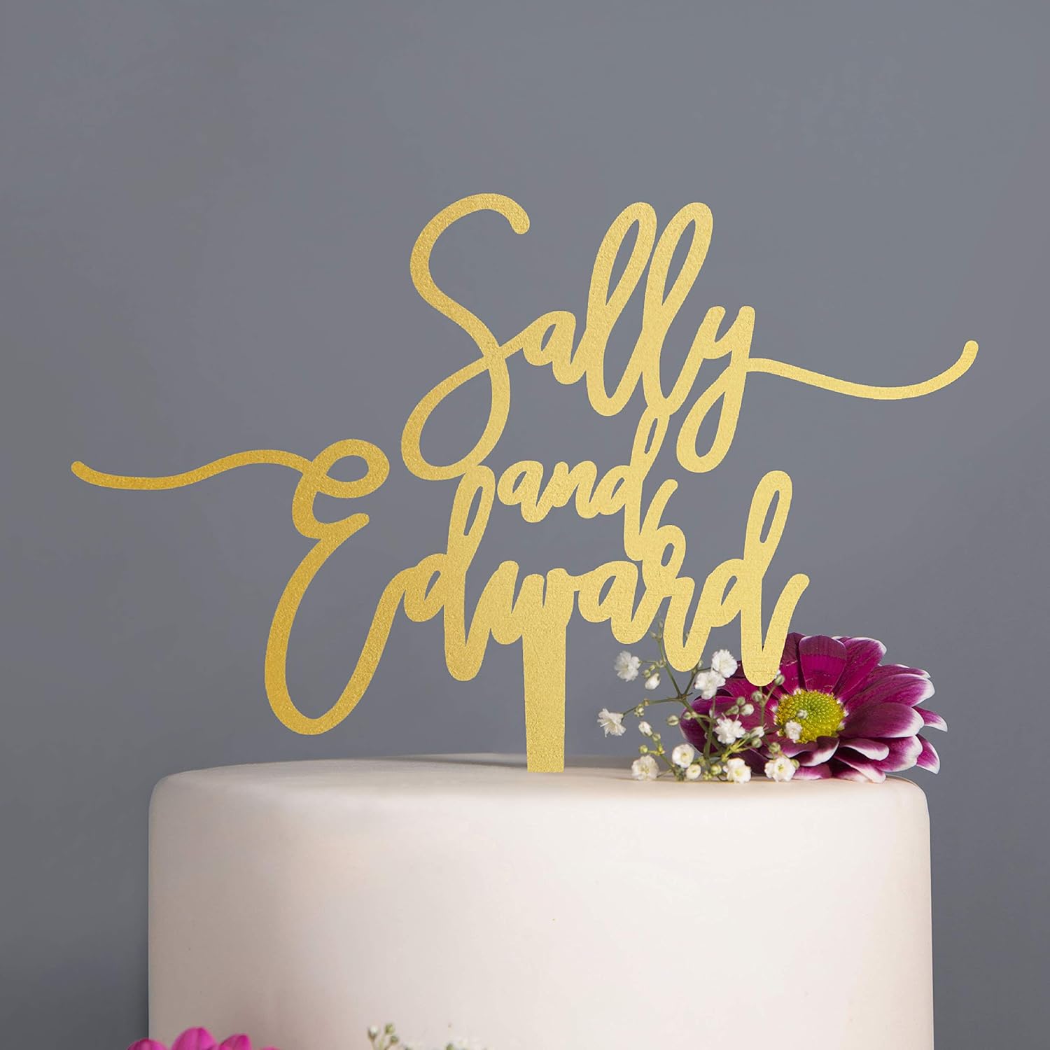Amazon Com Kiskistonite Personalised First Names Wedding Cake