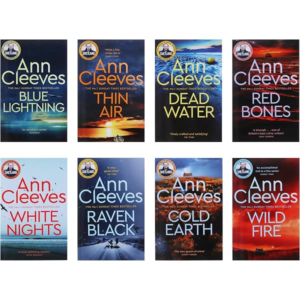 Ann Cleeves Shetland Series 8 Books Collection Set (Raven Black