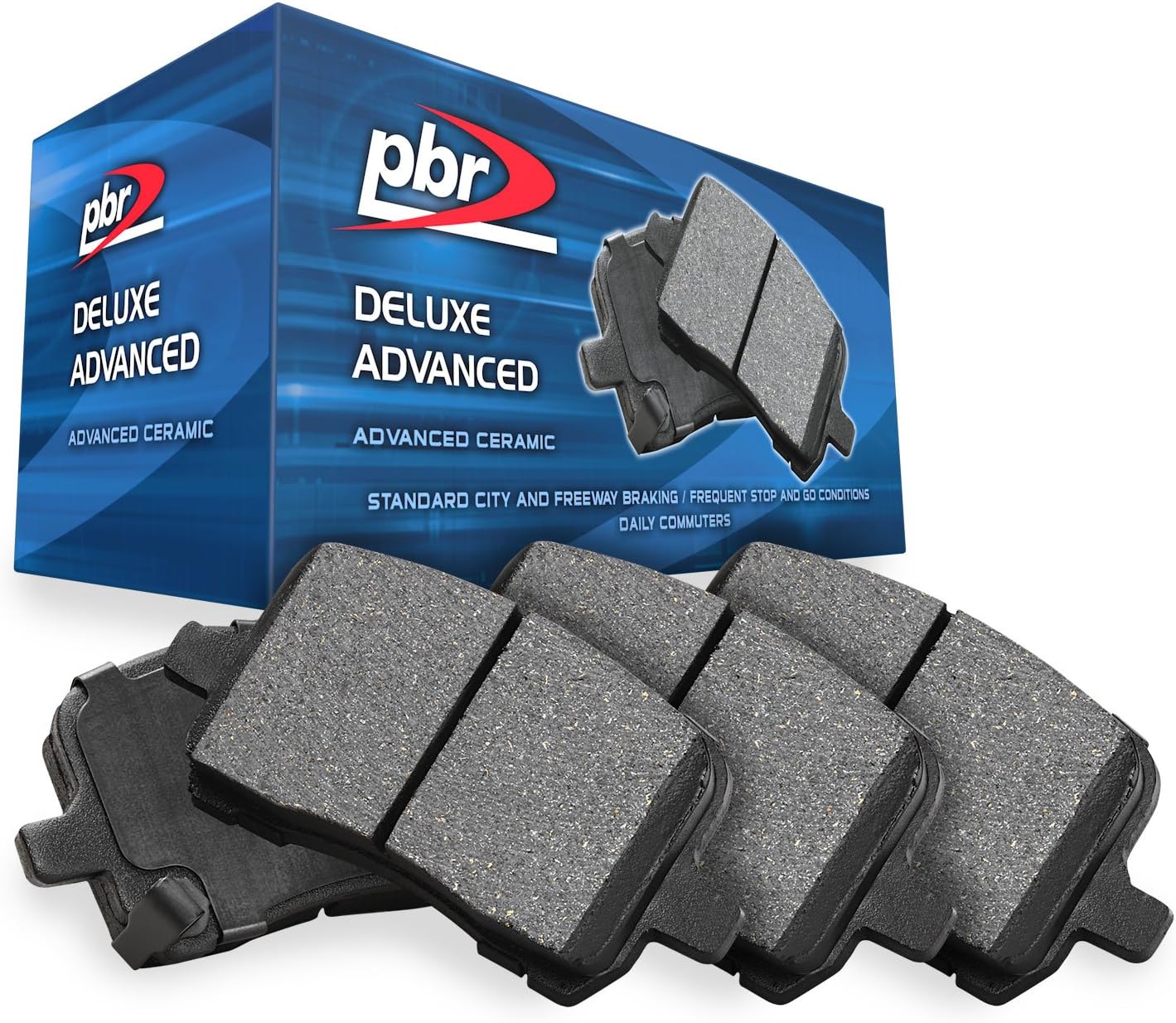 Front PBR-AXXIS Deluxe Advanced Brake Pads -Ceramic Brake Compound 3552-0888-00