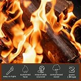 Topline High Energy Heat Logs 12 Pack Ultra Dry Compressed Wood Fuel Stoves view 9