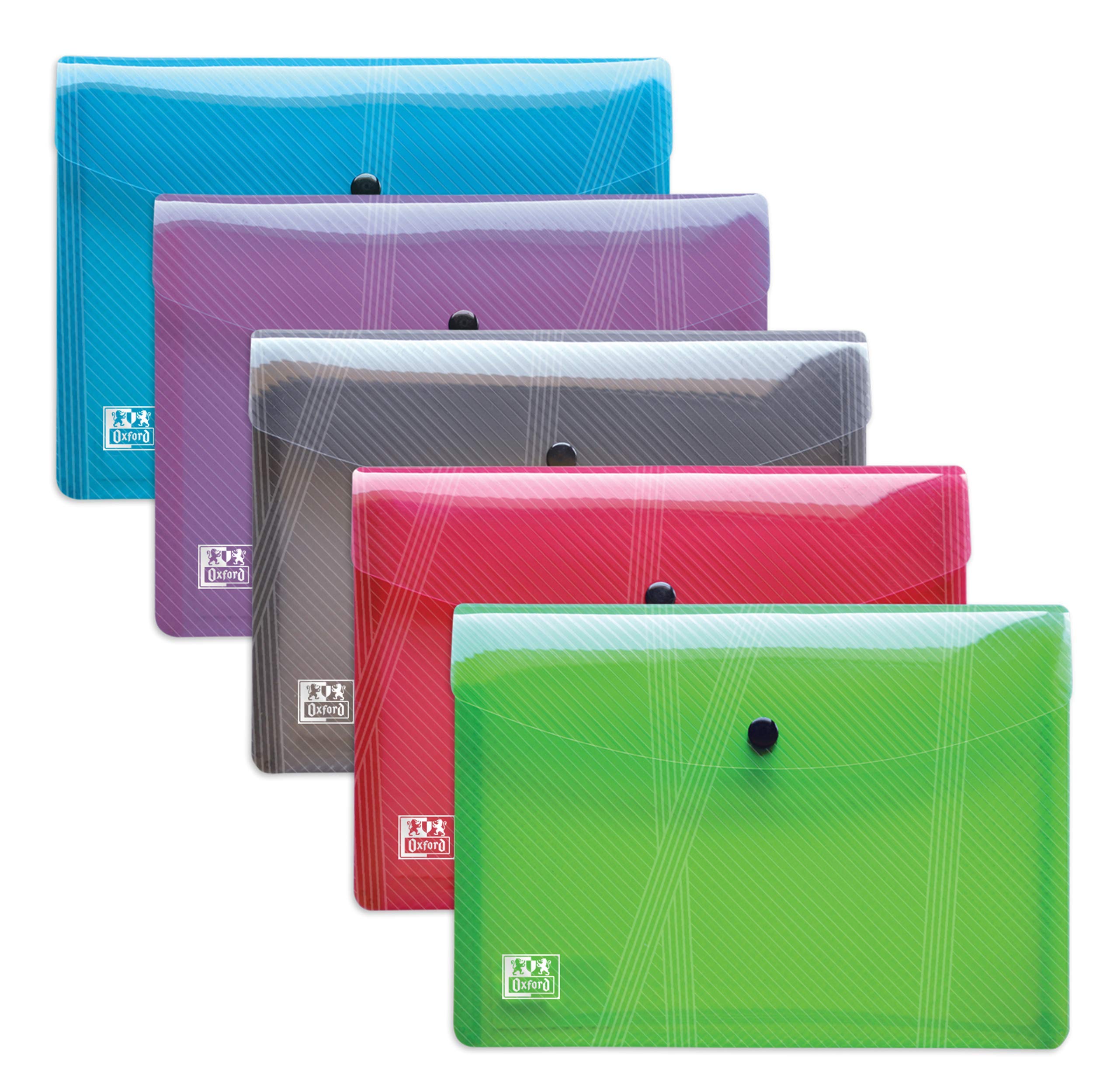 'Elba Wallet "Hawaii | A5 | Snap Closure/Executive Document Bag | Hawaii Wallets with snap Closure, PP, A5 5 Piece Assorted Colours