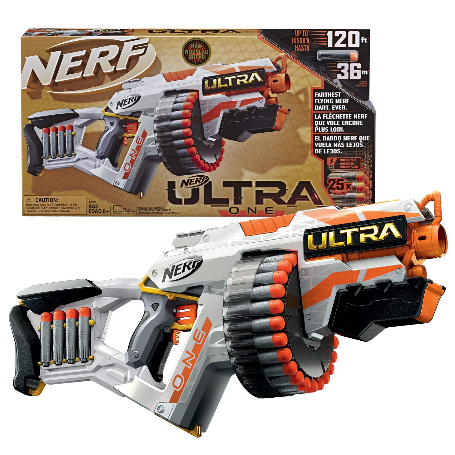 Nerf Ultra One-Blaster Motorized - 25 Nerf Ultra-Darts - Freshest