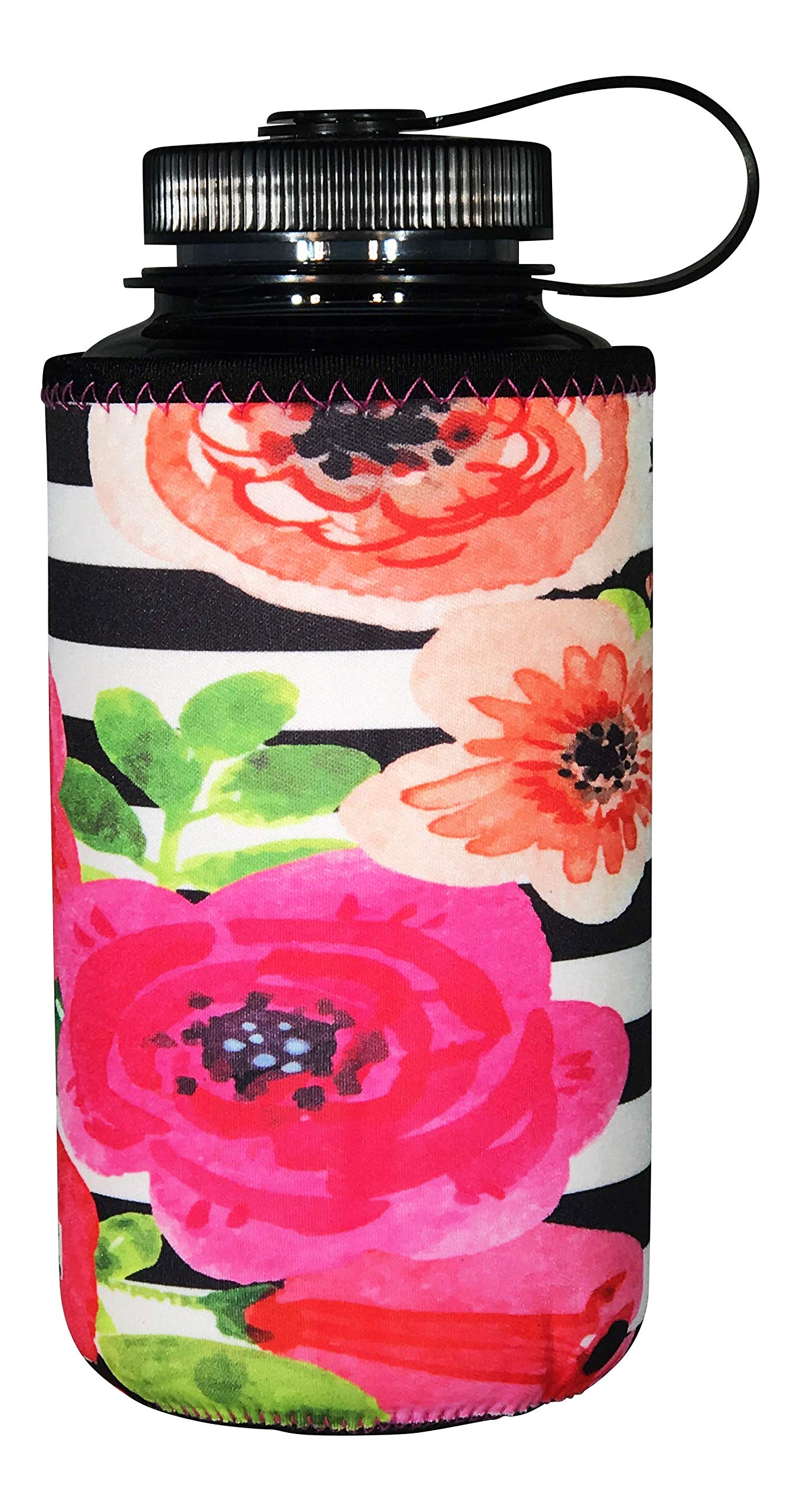 Koverz XL Neoprene 32-40 oz Water Bottle Insulator Cooler Coolie - Tres Chic