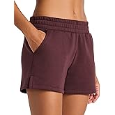 Reebok Women's Classic Summer Sweat 4.5” Short, Standard Fit, Lightweight Cotton-Poly Fabric