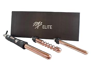 rose gold curling wand set