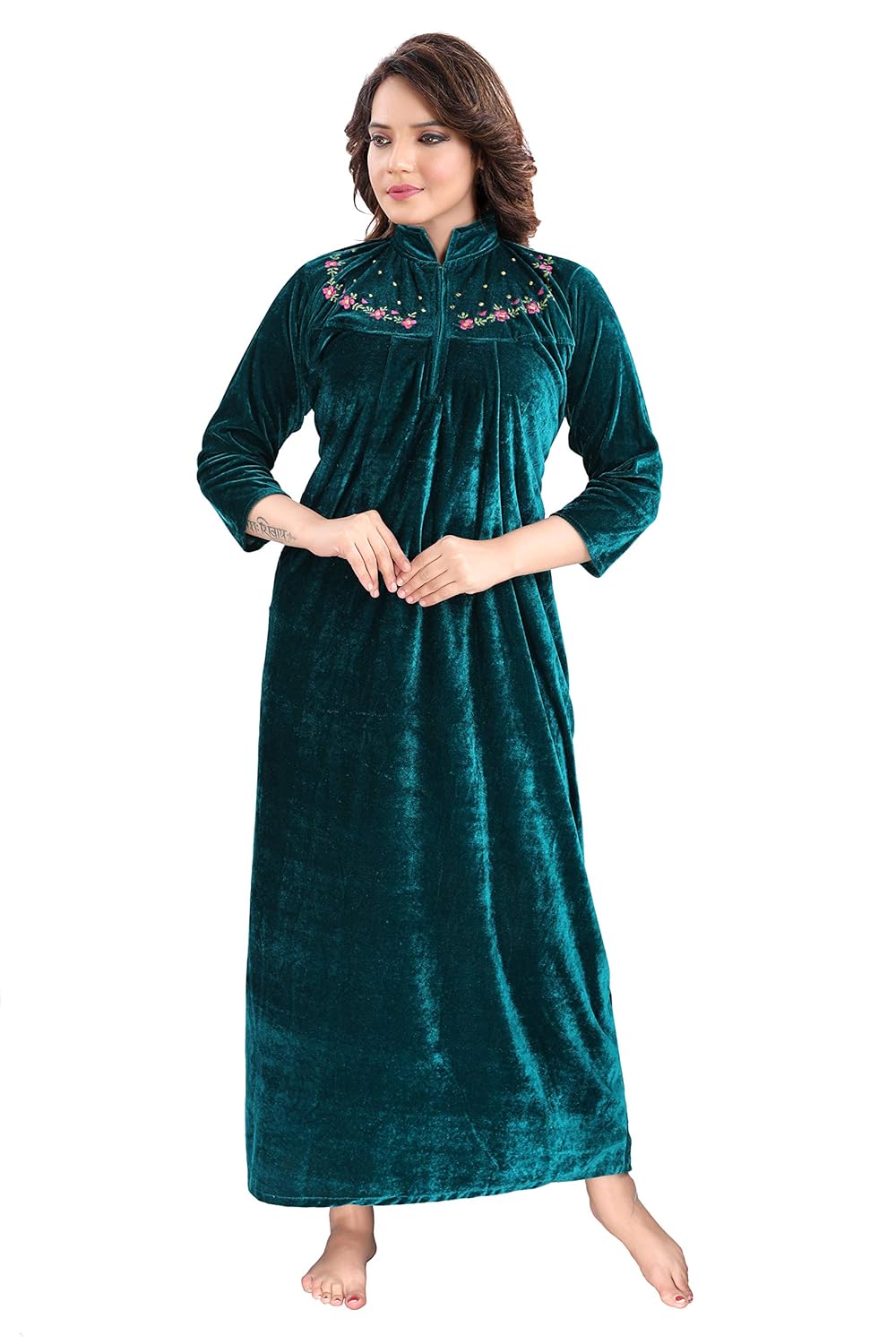 ladies winter nighty