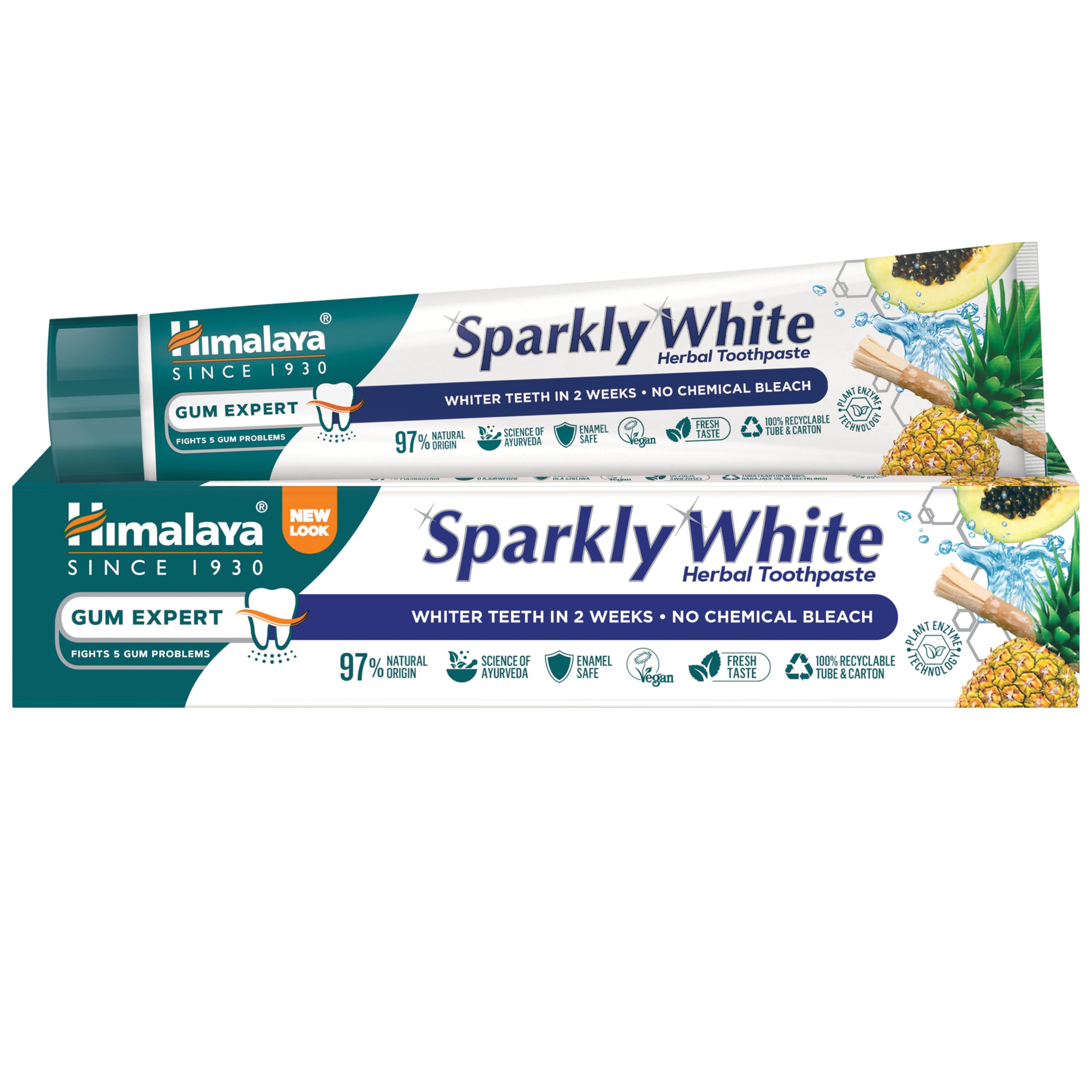 Himalaya Herbal Healthcare Sparkly White Toothpaste 75ml
