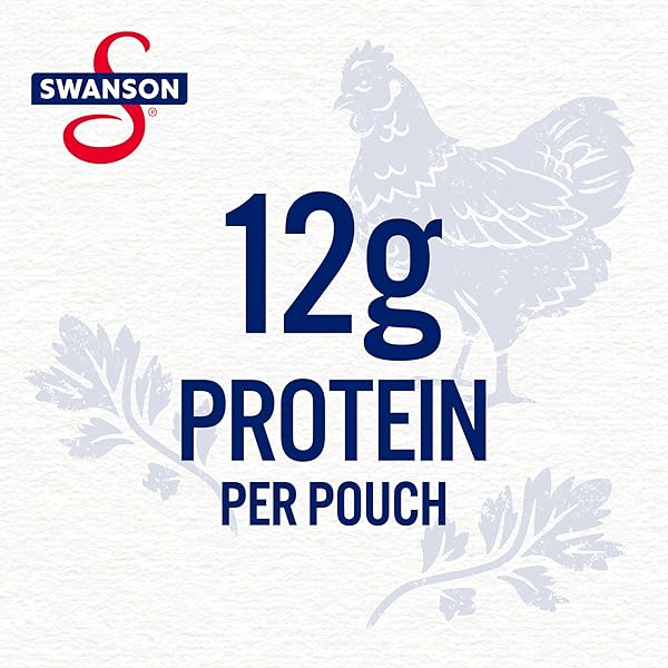 SWANSON ORIGINAL WHITE CHUNK FULLY COOKED CHICKEN, READY TO EAT, SIMPLE ON-THE-GO MEALS, 2.6 OZ POUCH