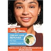 Sally Hansen Hair Remover for Face | Cream Depilatory + Aftercare Lotion | Sweet Almond &amp; Shea Butter Infused