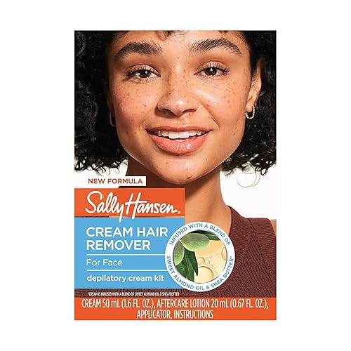 Sally Hansen Hair Remover Face 1.6 fl oz + Aftercare lotion 0.67 fl oz (Pack of 1)