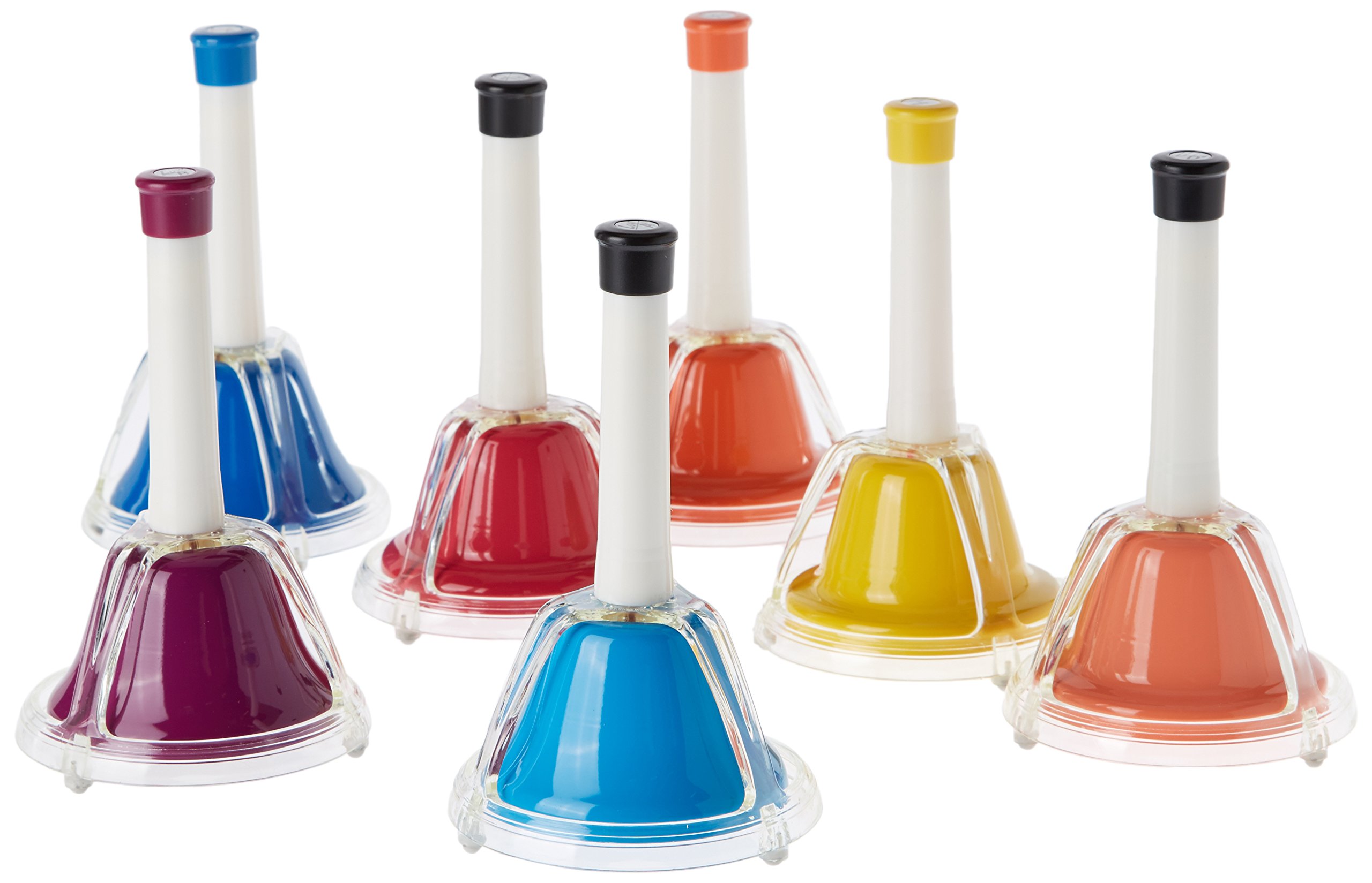 Percussion Workshop CB7 Coloured Combi Hand Bells (Set of 7)