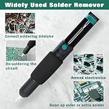 LEONTOOL Solder Sucker Desoldering Pump with 2pcs Solder Wick Heat Resistant view 7