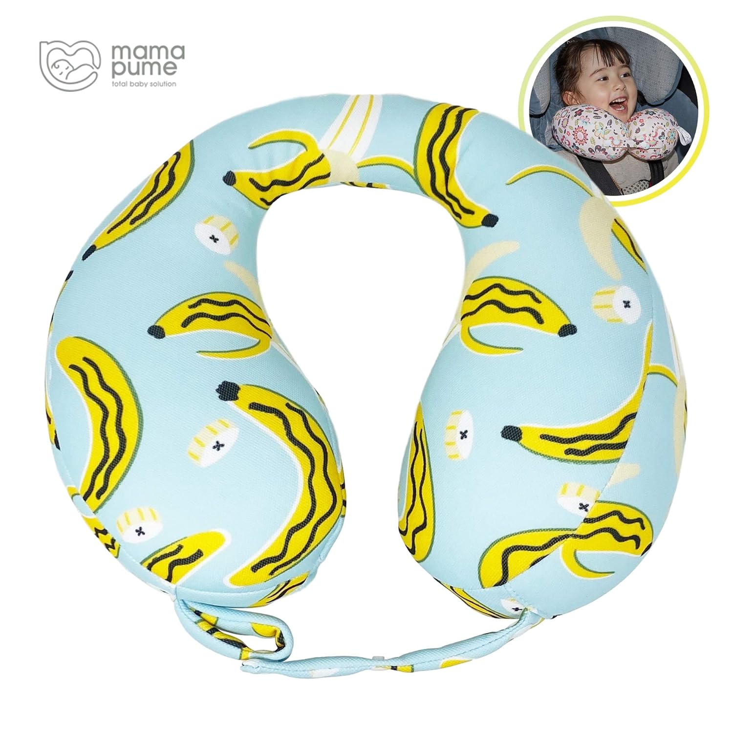 mamapume Infant car seat Head Support Travel Pillow for