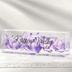 Custom Office Name Plate for Desk - Desk Name Plate