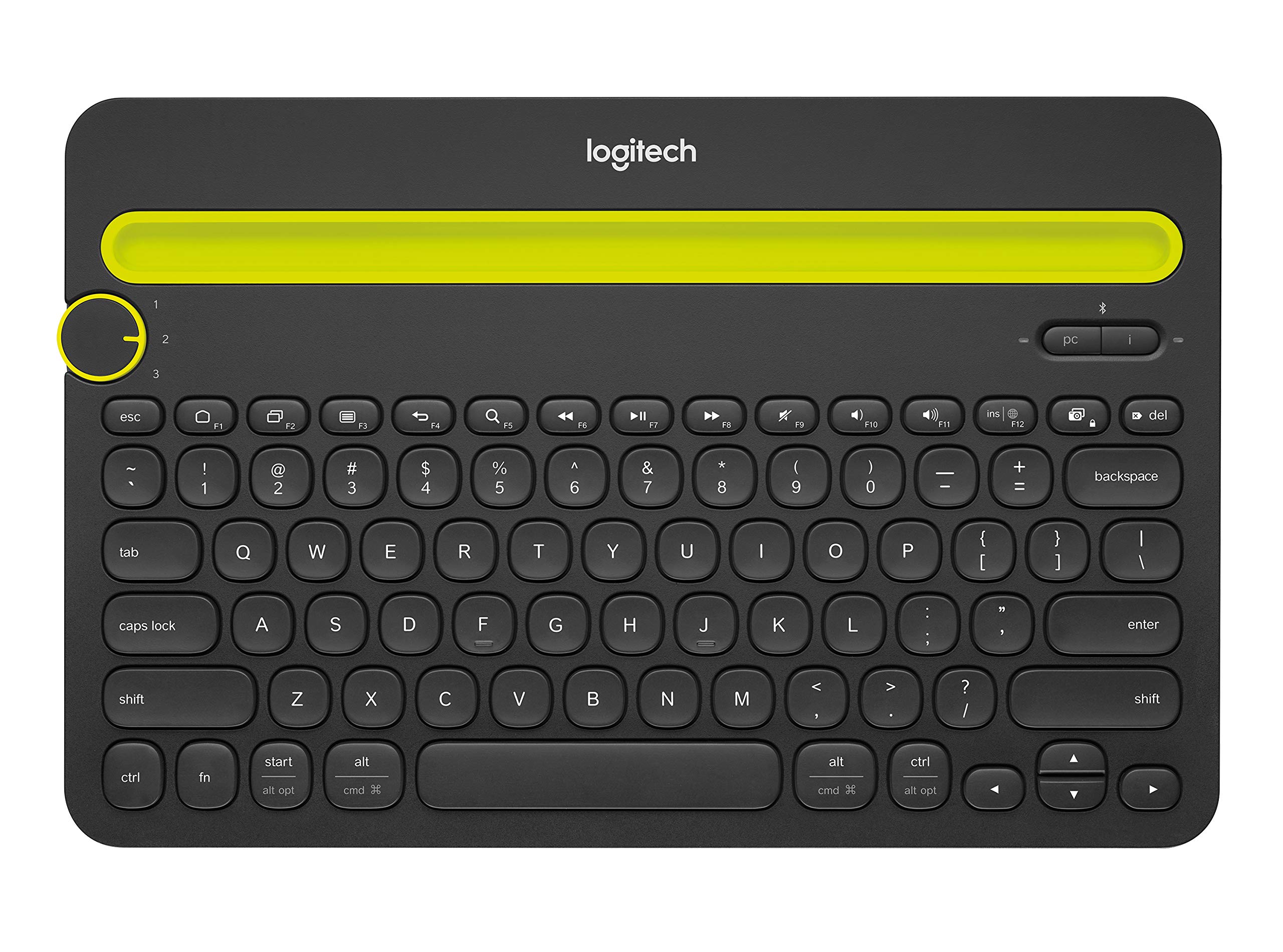 Logitech K480 Bluetooth MultiDevice Portable Wireless Keyboard with