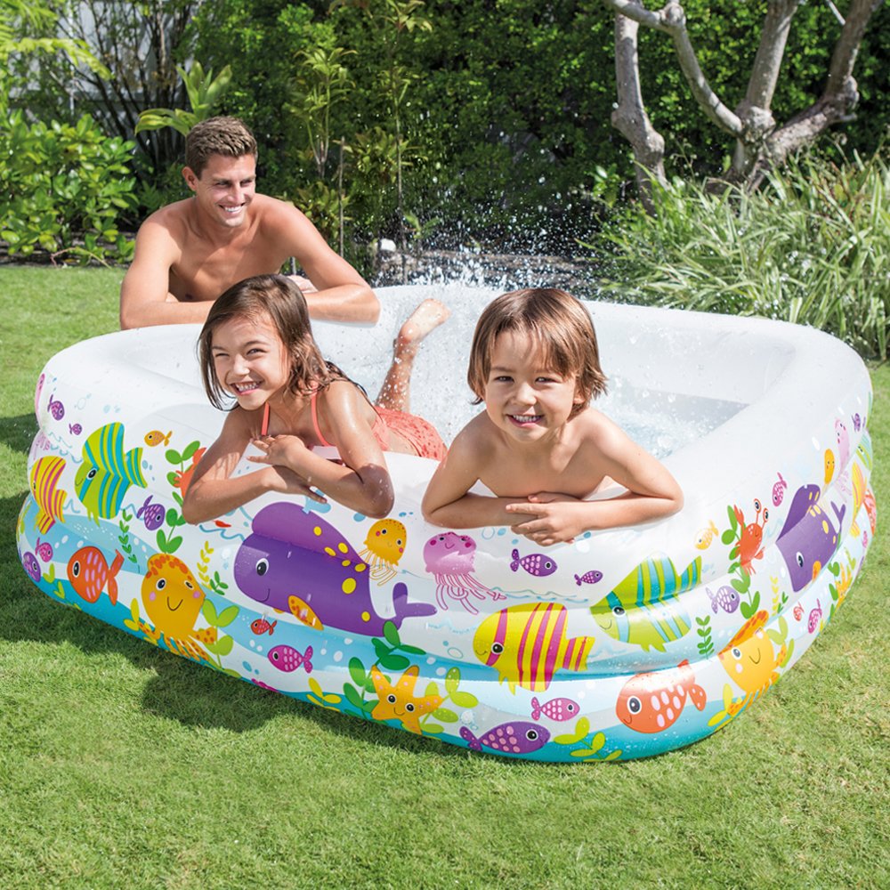 intex swim center ocean reef inflatable pool