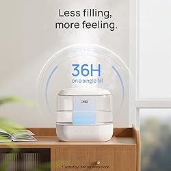 Dreo Humidifiers for Bedroom, 4L Top Fill for Large