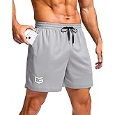 G Gradual Men's Athletic Workout Shorts with Pockets 5"/7"/9" Lightweight Quick Dry Gym Basketball Running Shorts for Men