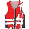 Airhead Swoosh Kwik-Dry Neolite Life Jacket, US Coast Goard Approved Type III Life Jacket, Adult and Youth Sizes
