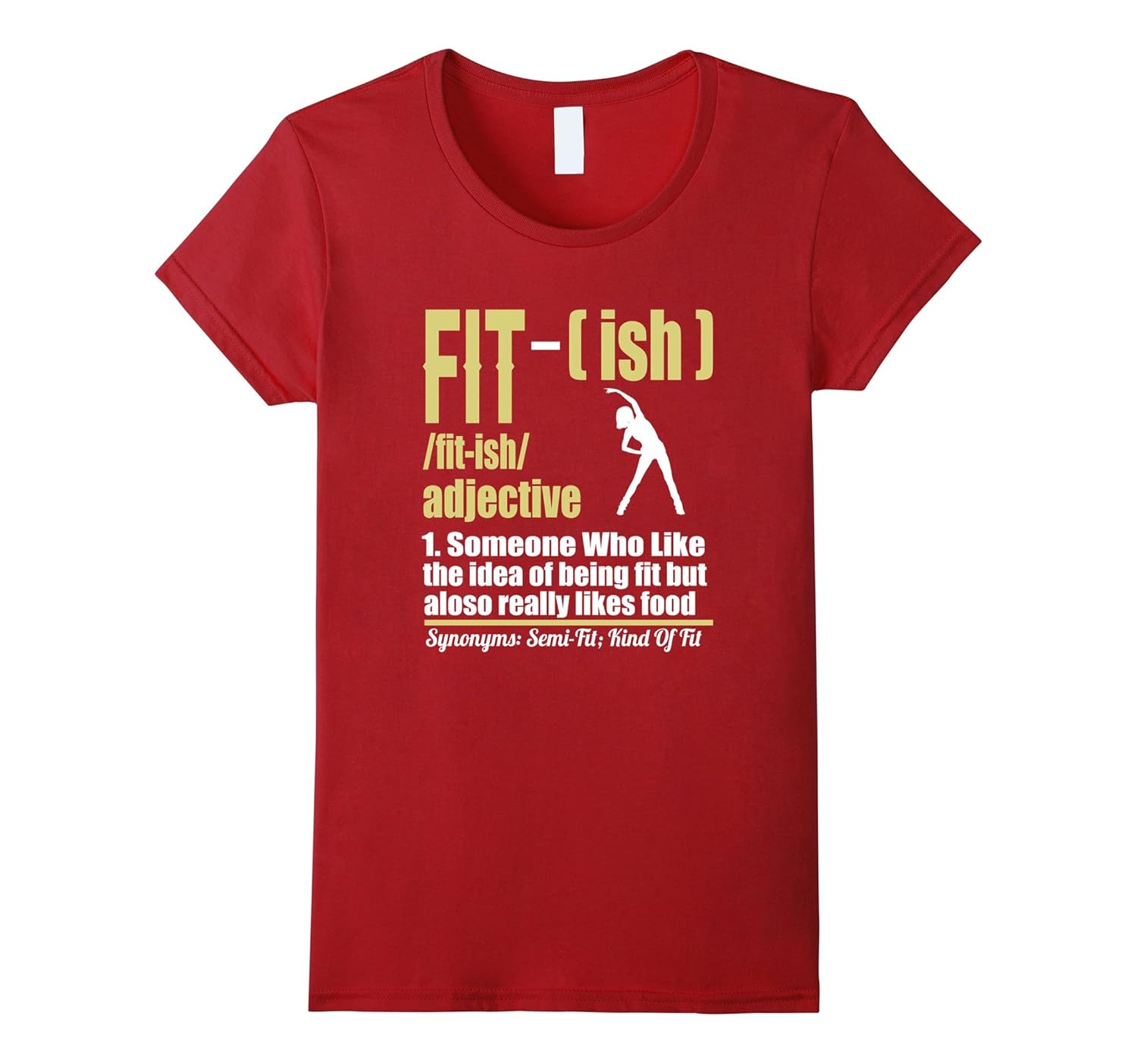 Funny Fit - ish Definition Exercise Workout T-Shirt-ANZ