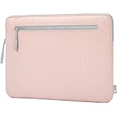 Incase Compact Laptop Sleeve with Woolenex - 14" MacBook/Laptop and iPad/Tablet Sleeve, Computer Case and Cover, Lightweight, Weather Resistant, with Slip Pocket for Accessories - Blush Pink