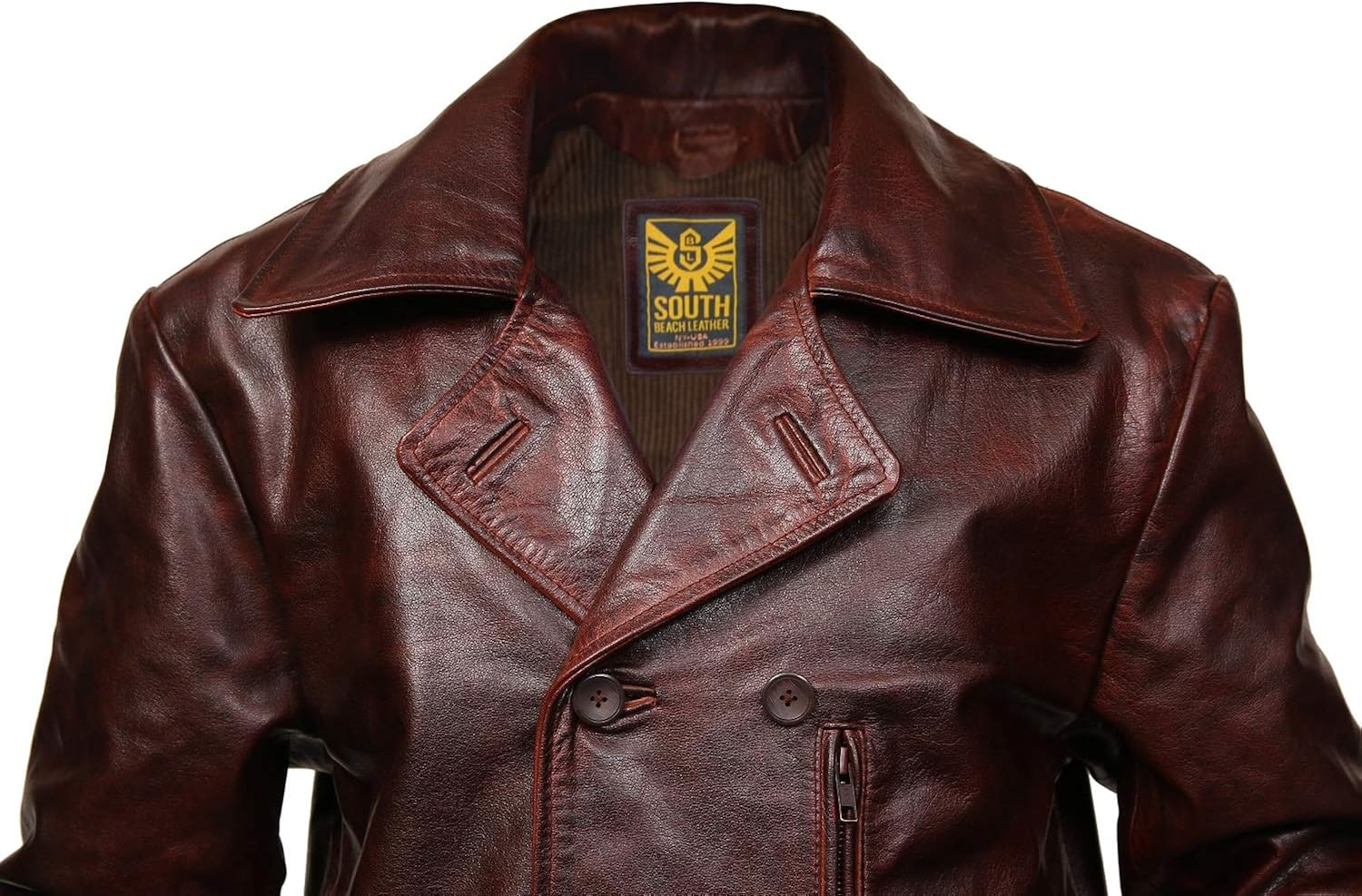 Men WW1 1917 U.S Army WWI Jacket Coat Air Service Pilot Coat for Men